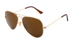 Luxe Aviator: Gold Frame with Polarized Brown B2 Lens & Blue Coating