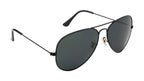 ShadowGlide: Sleek Black Aviator Shades | Polarized