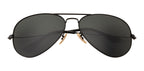 ShadowGlide: Sleek Black Aviator Shades | Polarized