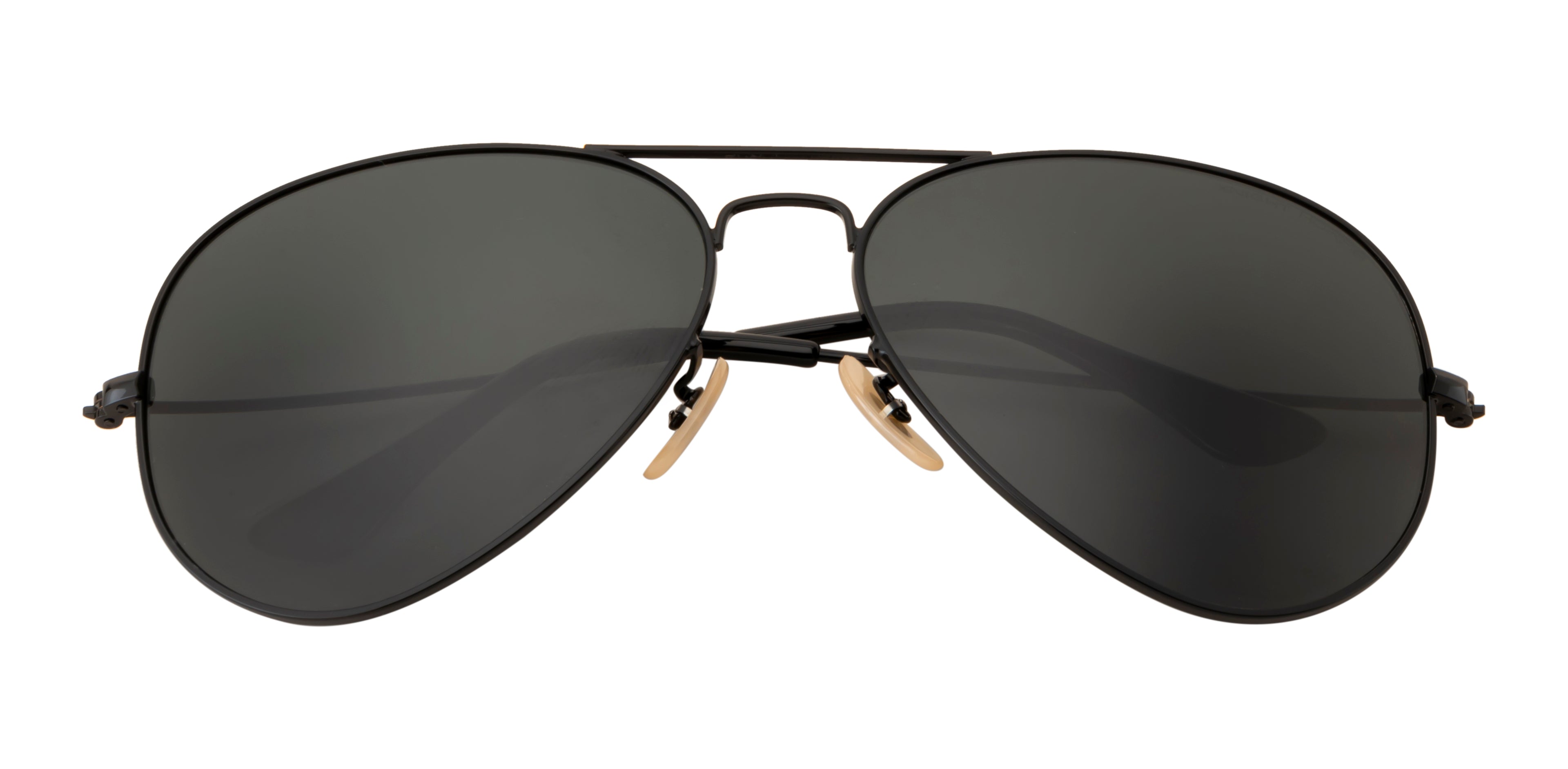 ShadowGlide: Sleek Black Aviator Shades | Polarized
