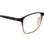 Velvet Finish Glasses | Matte Black & Brown Frames with Spring Hinges