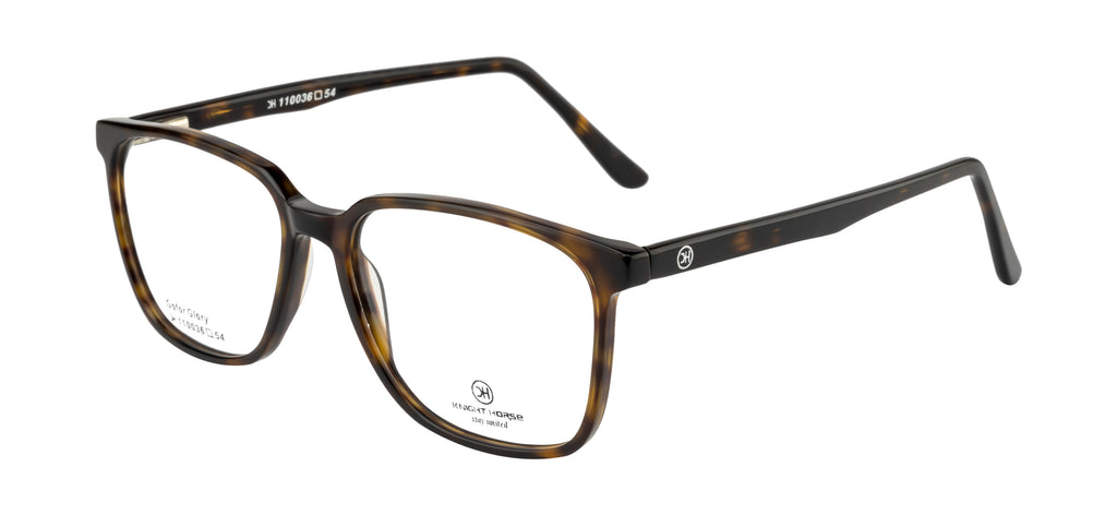 Knight Horse Square Eyewear Frame for Daily Use – Brown