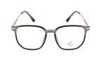 Stylish Geometric Women's Eyewear in Brown