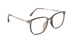 Stylish Geometric Women's Eyewear in Brown