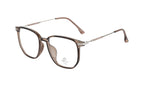Stylish Geometric Women's Eyewear in Brown