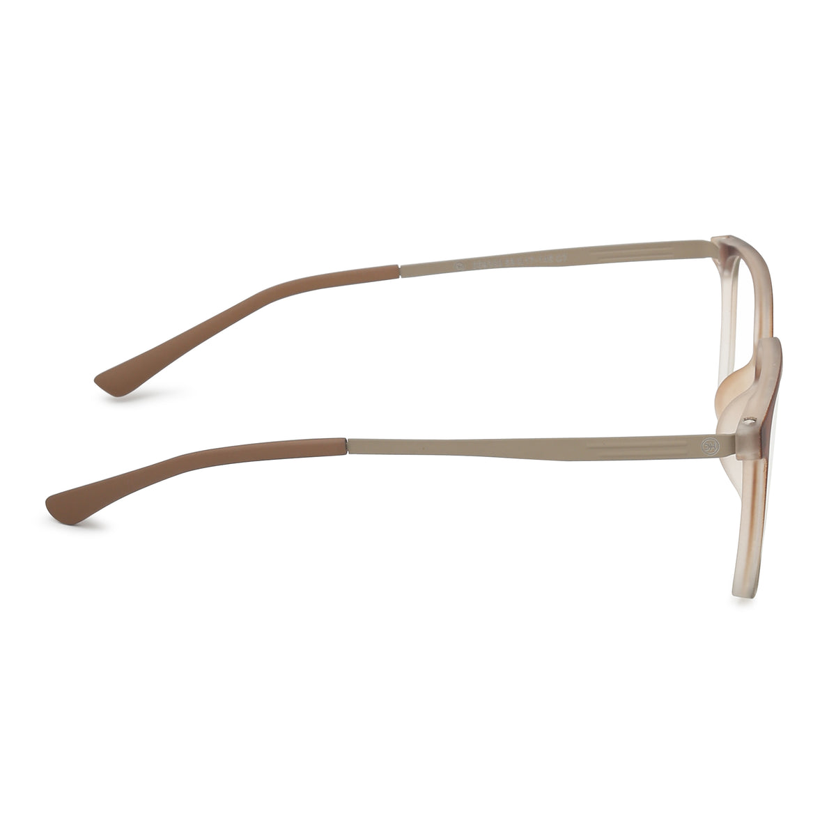 Knight Horse Trendy  Brown Smoke Unisex Eyeglasses