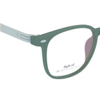 Knight Horse Lightweight Green Eyeglasses with Spring Hinges