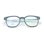 Knight Horse Lightweight Green Eyeglasses with Spring Hinges