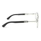 Knight Horse Men’s Full Rim Metal Eyeglass Frame with Wooden Finish Temples