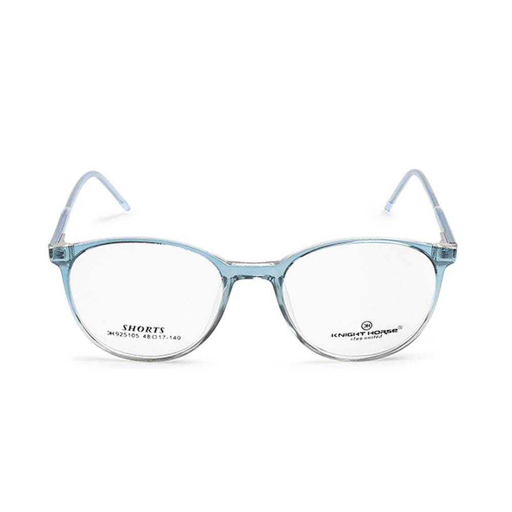 Knight Horse  Premium Eyeglasses Frame – Transparent Light Blue