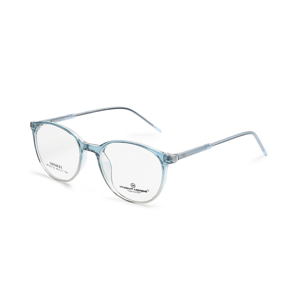 Knight Horse  Premium Eyeglasses Frame – Transparent Light Blue