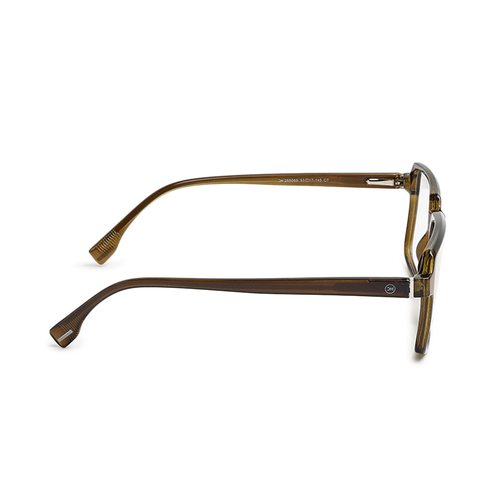 Knight Horse Premium  TR Eyeglasses Frame – Transparent Brown, Unisex