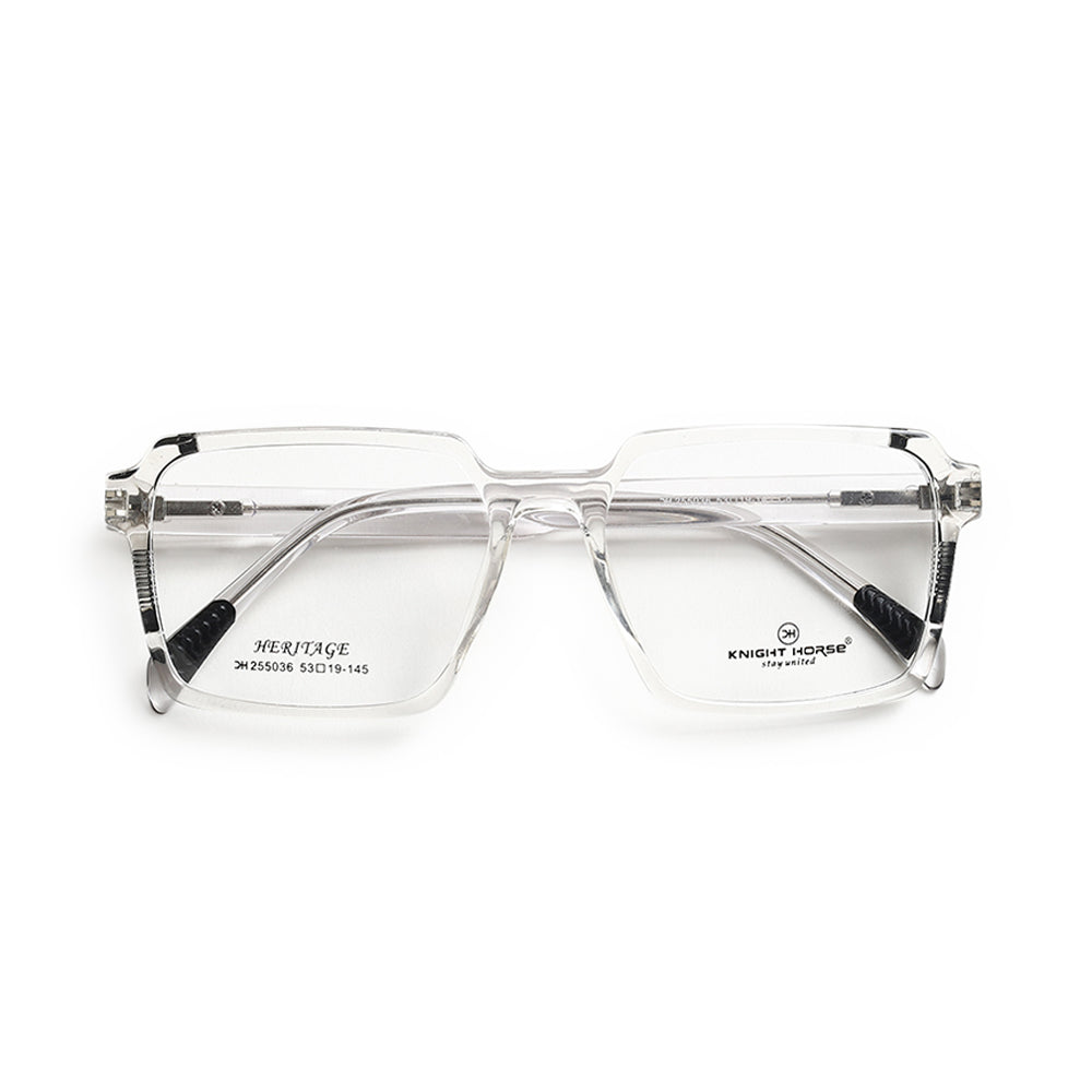 Knight Horse Unisex  Eyeglasses Frame -Transparent Frame