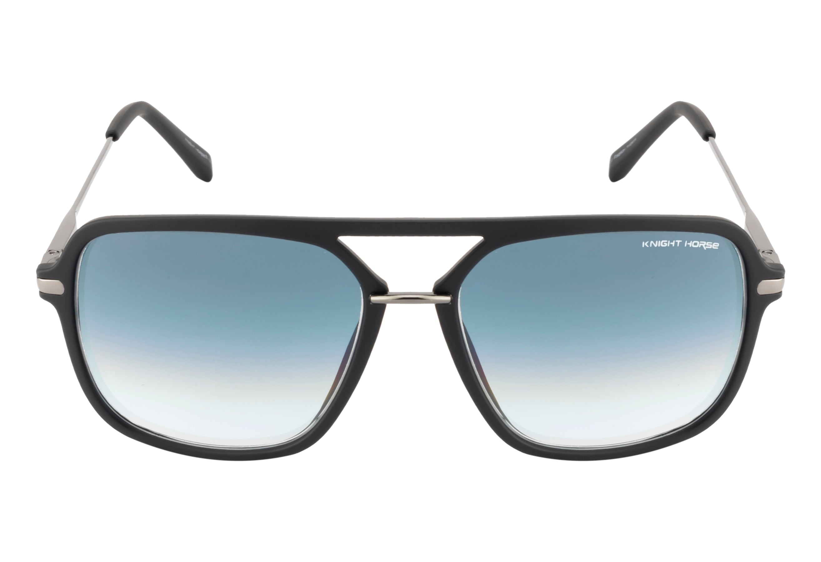 Matte Black Sunglasses | Polarized | Unisex | Double Color Lens