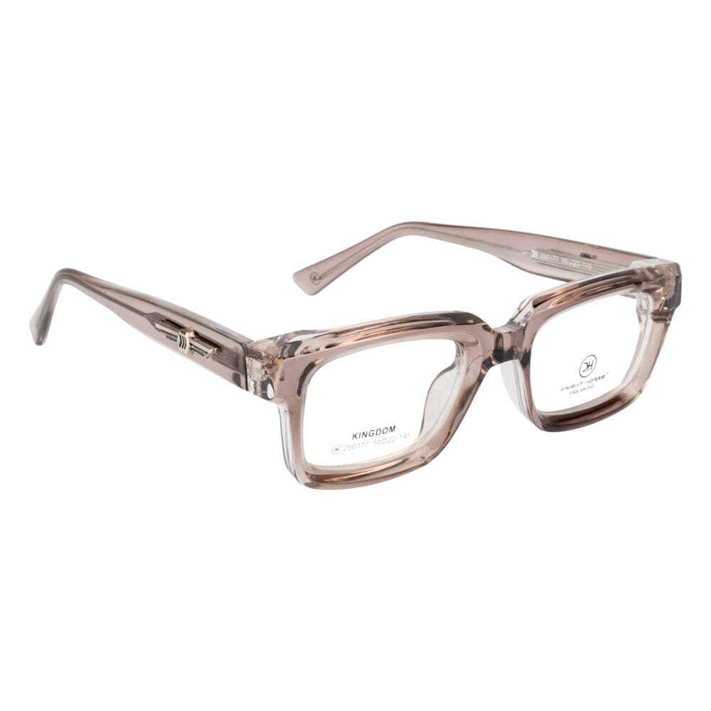 Knight Horse Bold Rectangular Eyeglass Frame