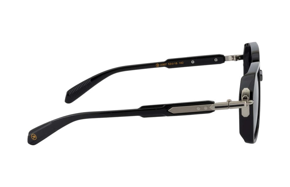 Polarized Black Sunglasses - Geometric Style & UV Protection