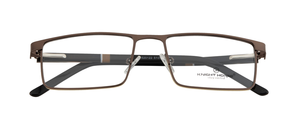 Knight Horse Classic Brown Rectangular Frame with Flexible Spring Fit