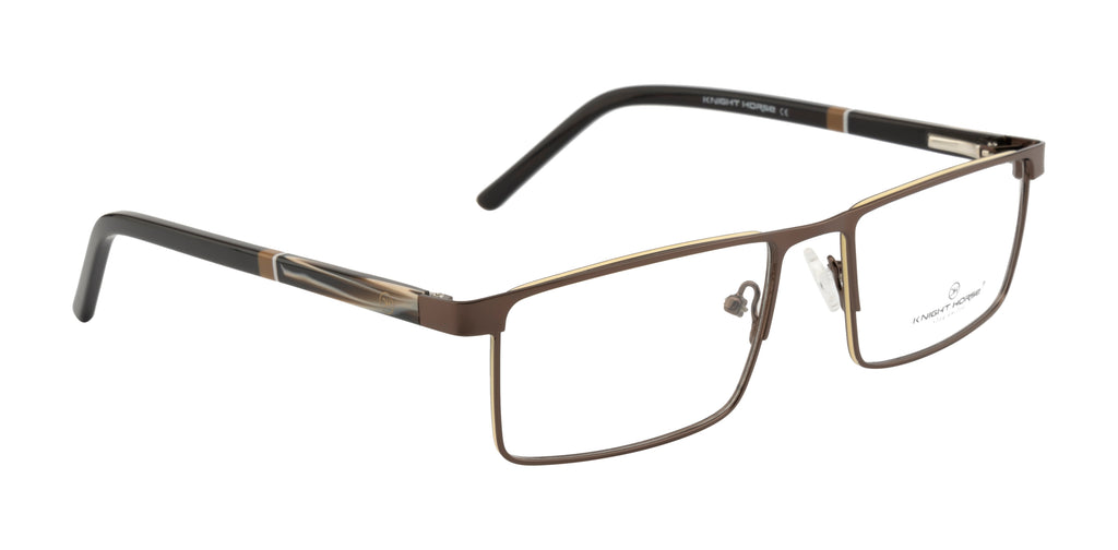 Knight Horse Classic Brown Rectangular Frame with Flexible Spring Fit