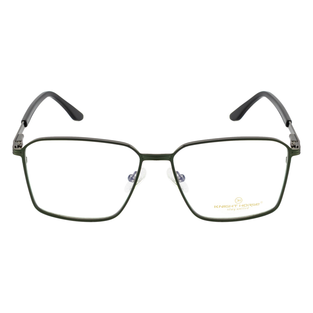 Elegant Eyewear – Black Sleek Frame, Double Plating, Designed Sides