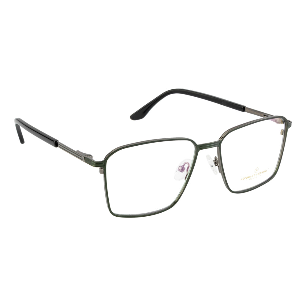 Elegant Eyewear – Black Sleek Frame, Double Plating, Designed Sides