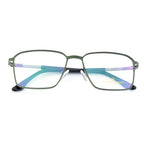 Elegant Eyewear – Black Sleek Frame, Double Plating, Designed Sides