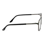 Elegant Eyewear – Black Sleek Frame, Double Plating, Designed Sides