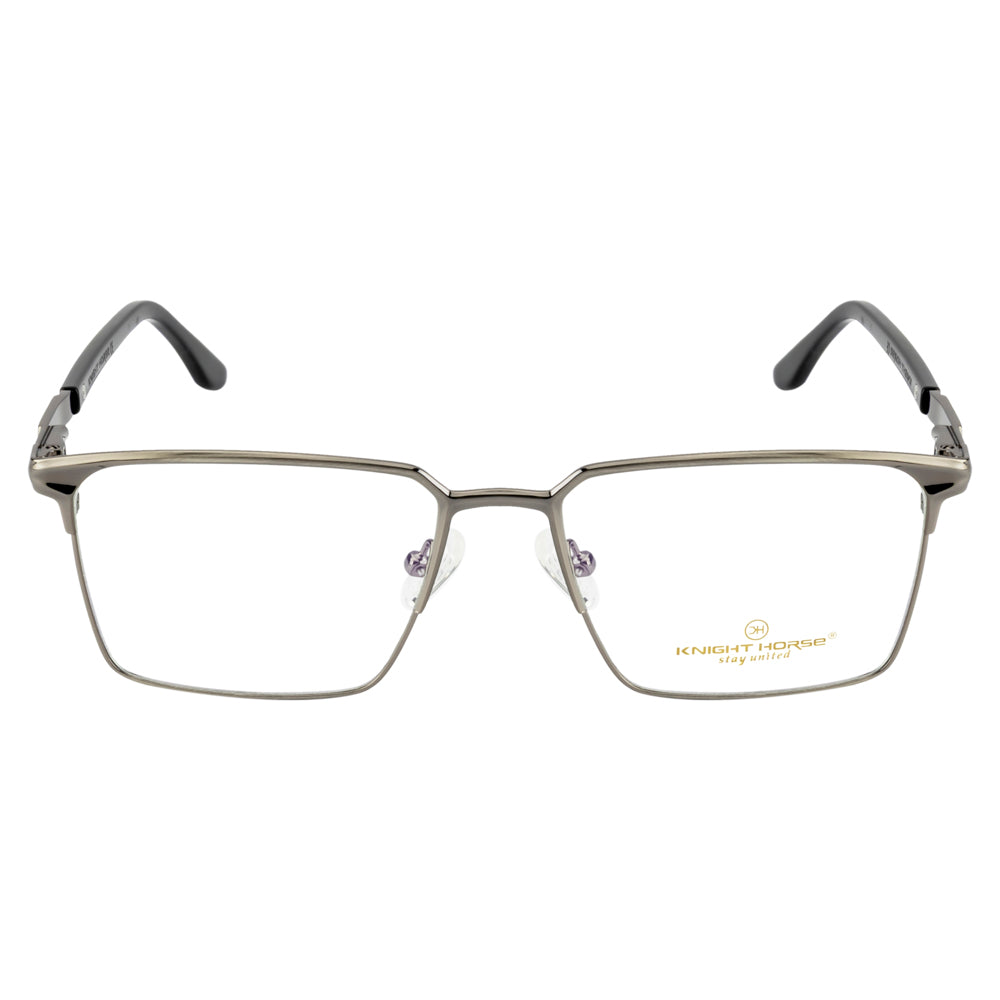 Fancy Metal Shape Eyewear – Stylish Double Tone Sleek Frame