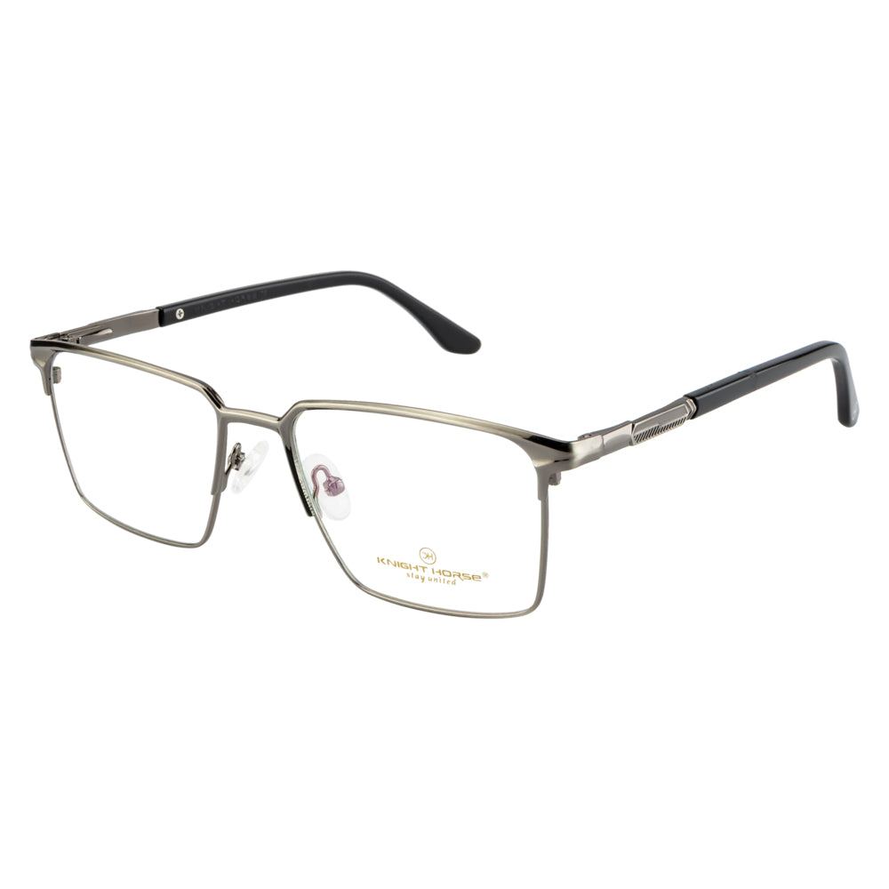 Fancy Metal Shape Eyewear – Stylish Double Tone Sleek Frame