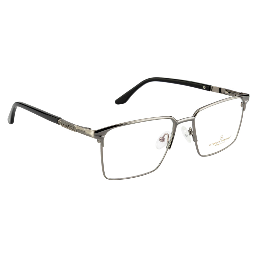 Fancy Metal Shape Eyewear – Stylish Double Tone Sleek Frame