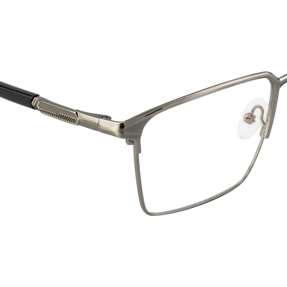 Fancy Metal Shape Eyewear – Stylish Double Tone Sleek Frame