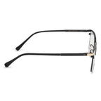 Knight Horse  Black & Gold Rectangular Full Rim Eyeglasses for Men