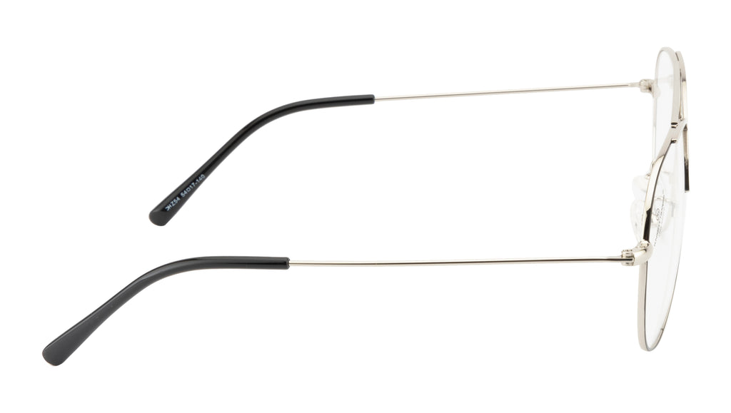 Classic Aviator Fusion: Silver & Black Edition