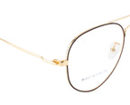 Full Metal Eyewear In Gold & Brown Accents
