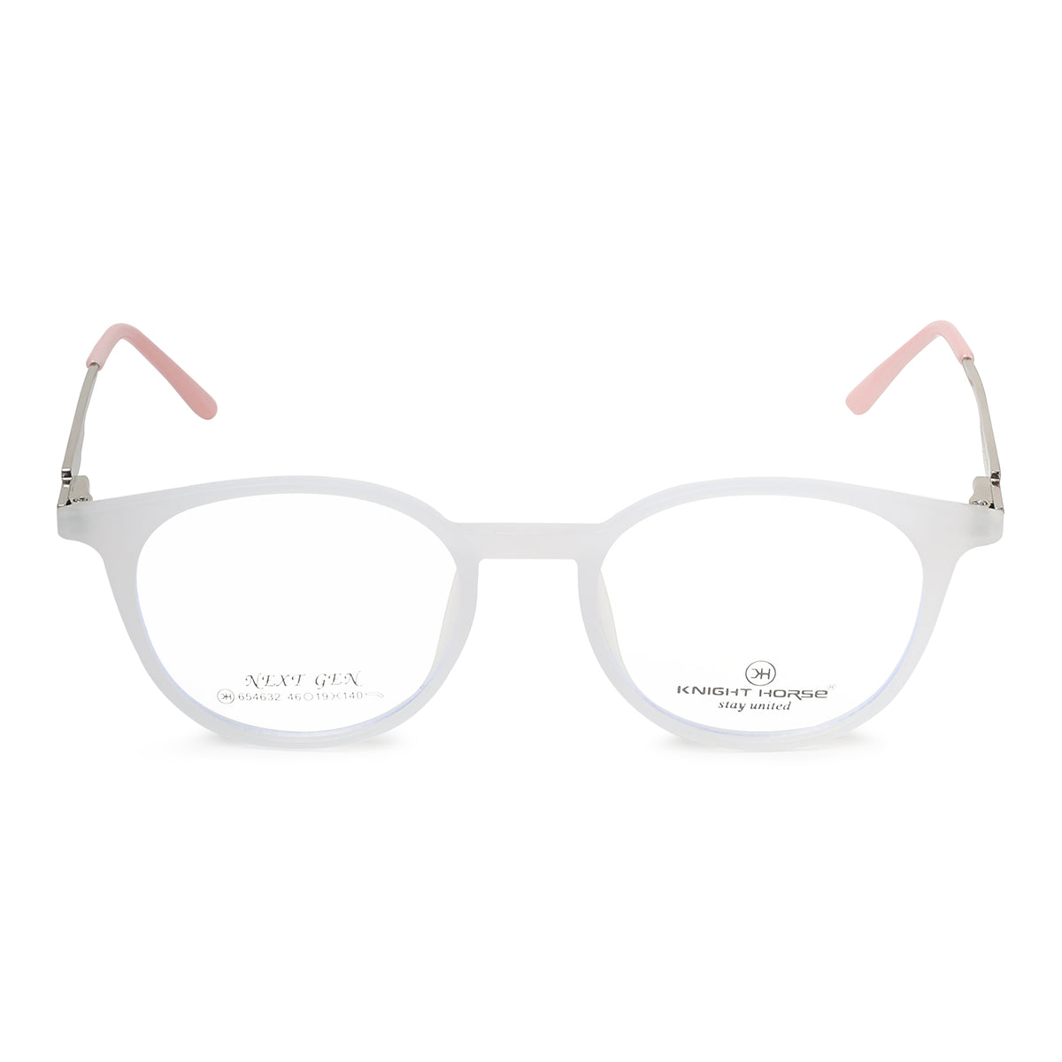 Knight Horse  Square TR Full-Rim Eyeglass Frame | Lightweight Single Bar Optical Frame with Spring Hinge