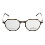 Knight Horse  Premium Optical Frame | TR Front & Metal Sides | Soft Square | Unisex | Brown