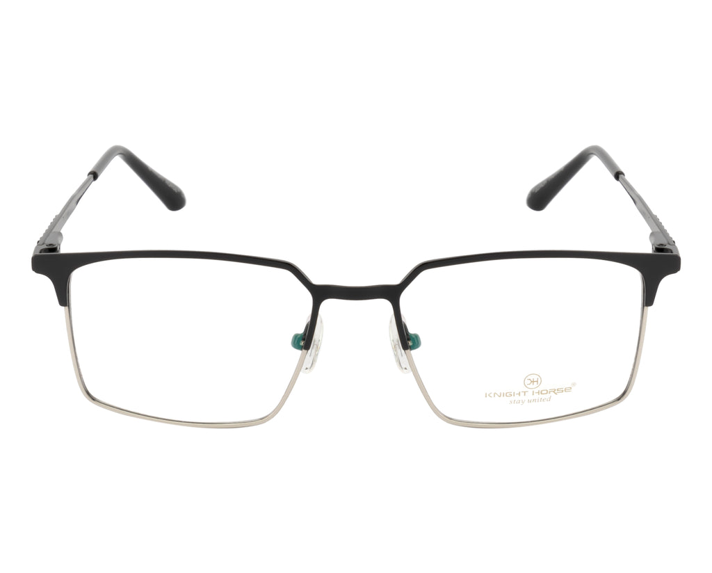 Dual-Plated Metal Eyewear: Spring Hinges and Silicon Nose Pads