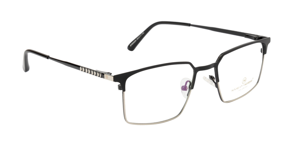 Dual-Plated Metal Eyewear: Spring Hinges and Silicon Nose Pads