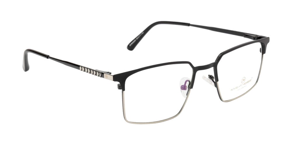 Dual-Plated Metal Eyewear: Spring Hinges and Silicon Nose Pads