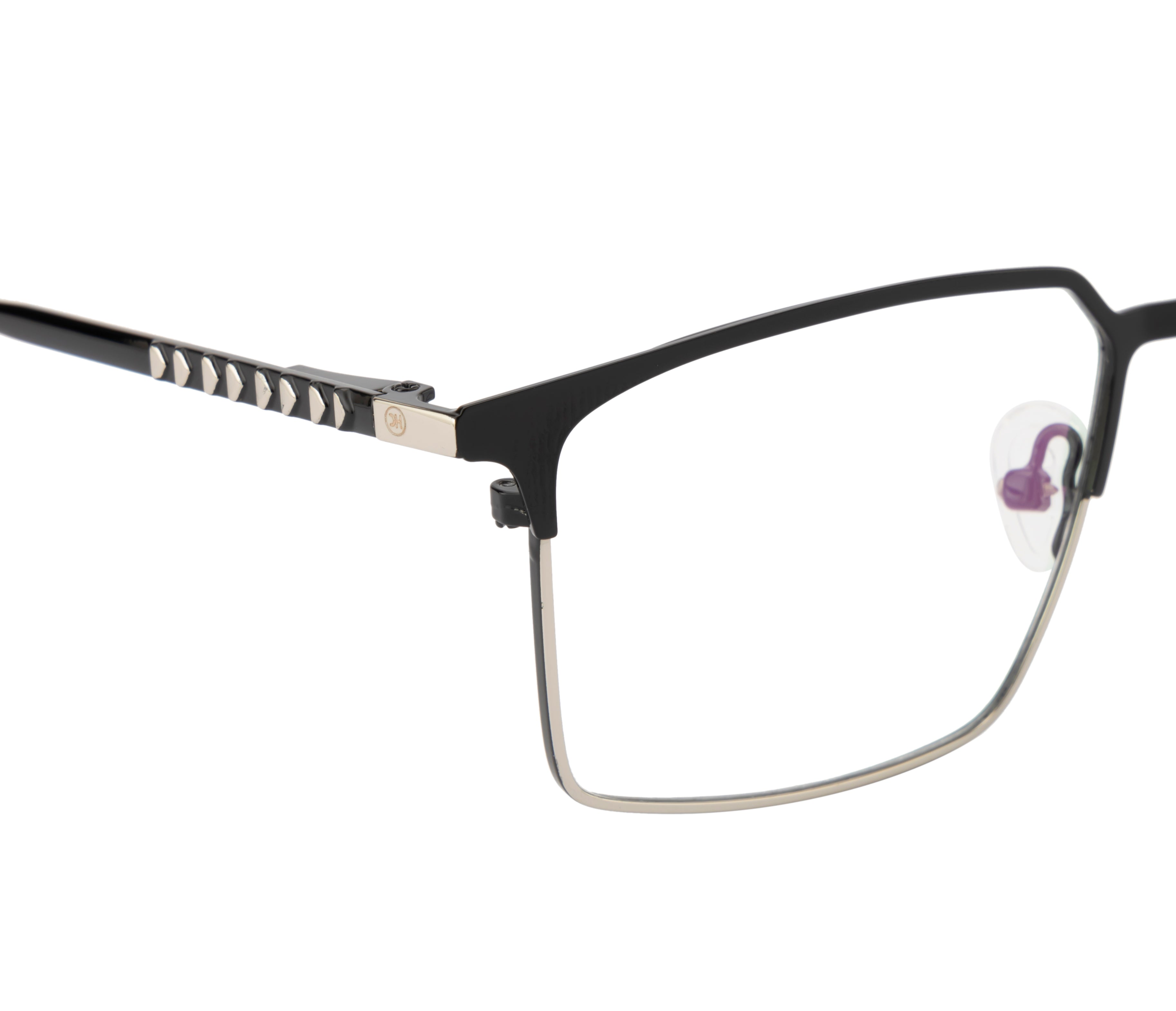 Dual-Plated Metal Eyewear: Spring Hinges and Silicon Nose Pads