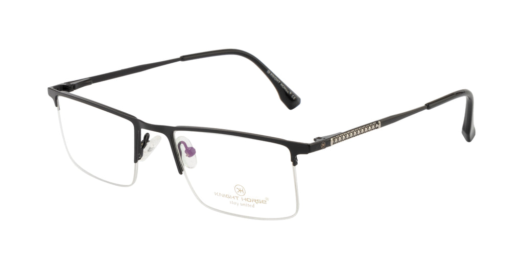 Supra Frame: Rectangular Design with Spring Hinges & Silicon Nosepads"