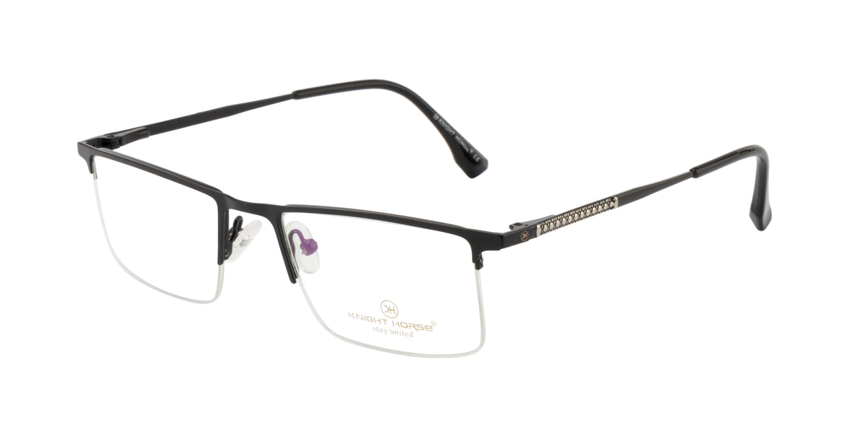 Supra Frame: Rectangular Design with Spring Hinges & Silicon Nosepads"