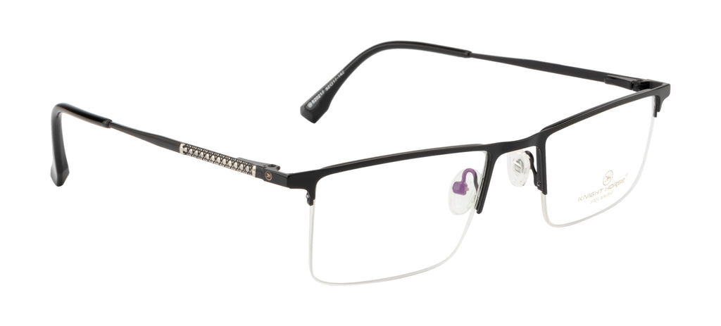 Supra Frame: Rectangular Design with Spring Hinges & Silicon Nosepads"