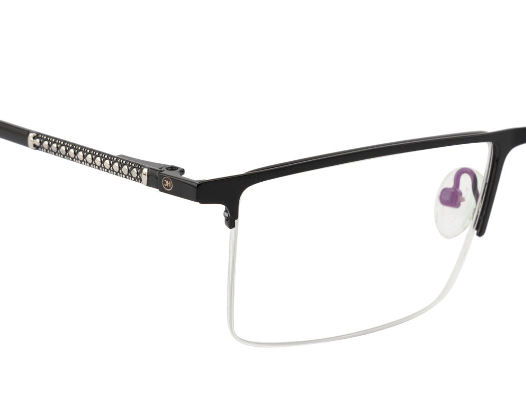 Supra Frame: Rectangular Design with Spring Hinges & Silicon Nosepads"