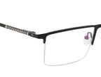 Supra Frame: Rectangular Design with Spring Hinges & Silicon Nosepads"