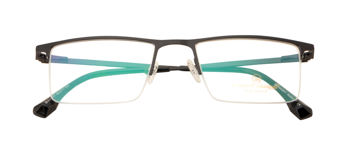 Supra Frame: Rectangular Design with Spring Hinges & Silicon Nosepads"