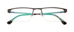 Supra Frame: Rectangular Design with Spring Hinges & Silicon Nosepads"