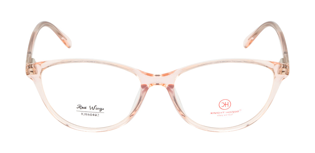 Pure Pink Acetate Cat Eye With Spring Eyewear Frame