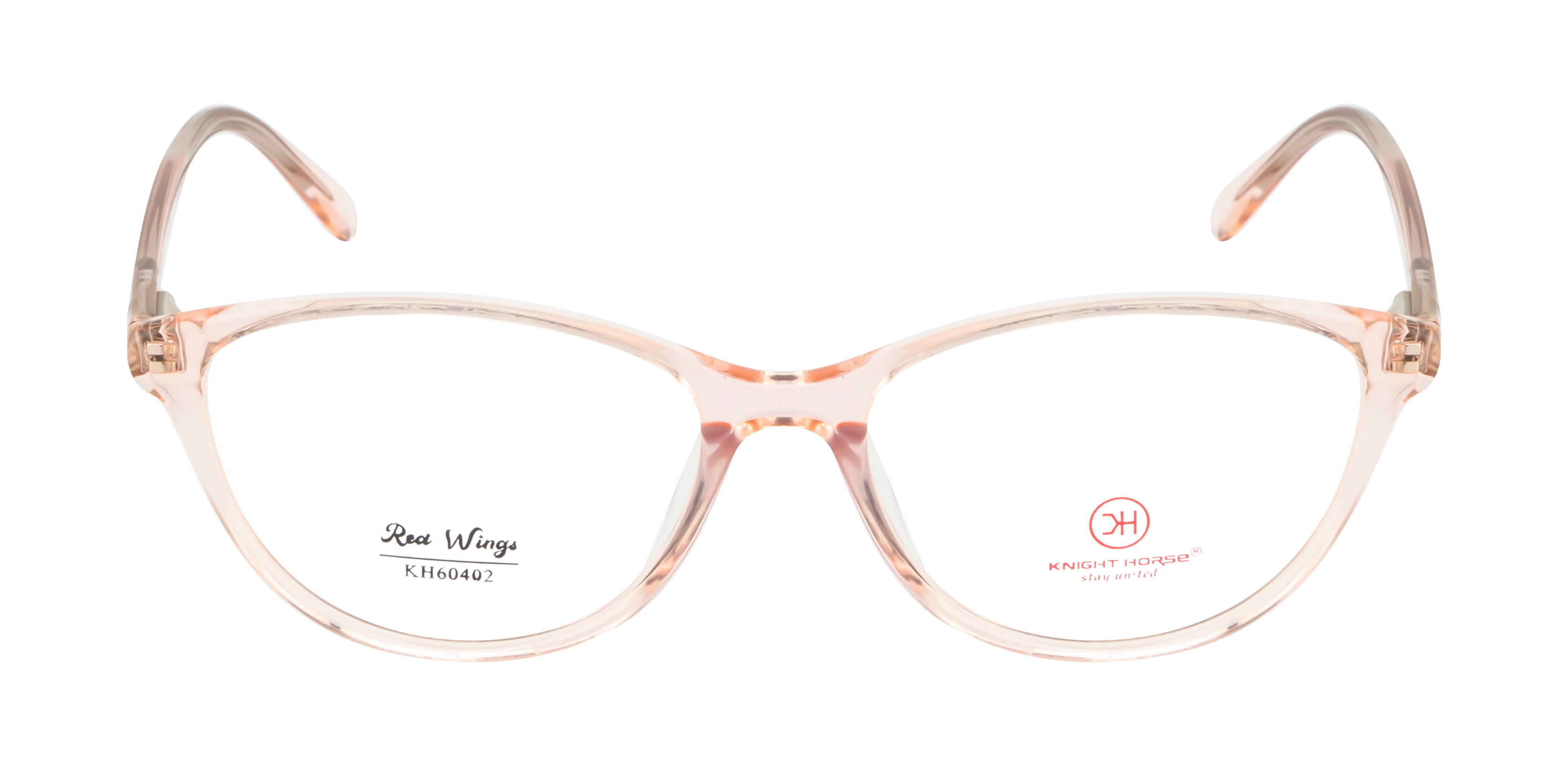Pure Pink Acetate Cat Eye With Spring Eyewear Frame