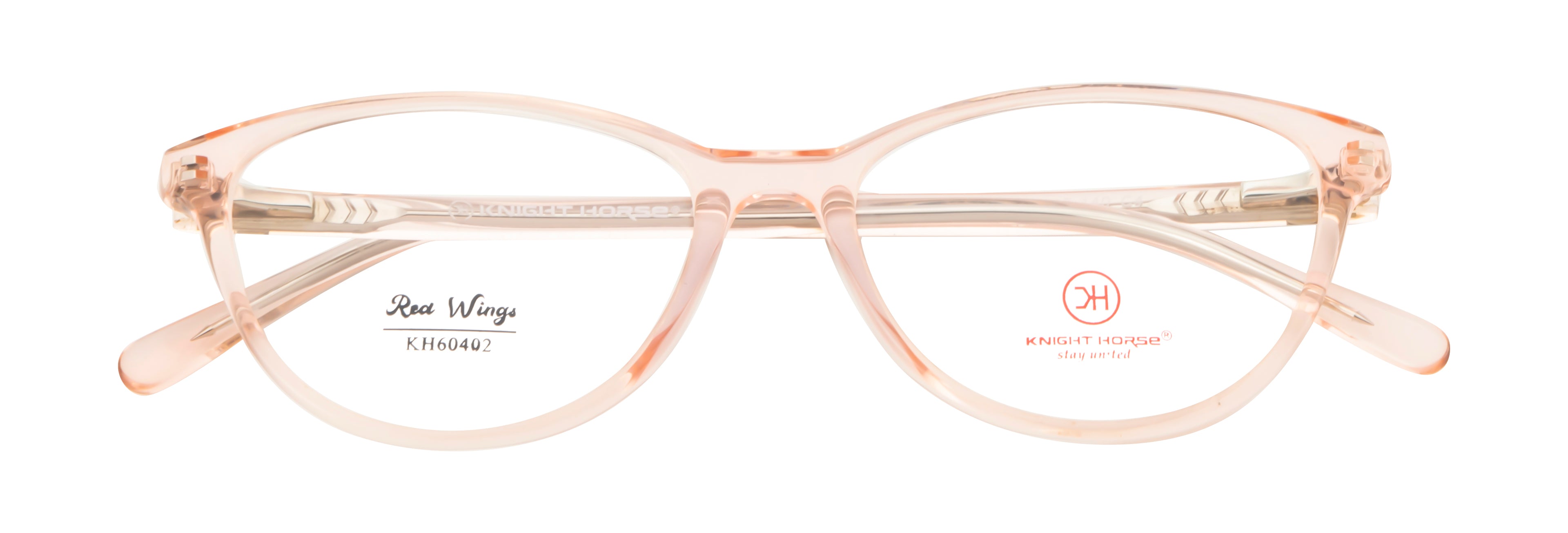 Pure Pink Acetate Cat Eye With Spring Eyewear Frame