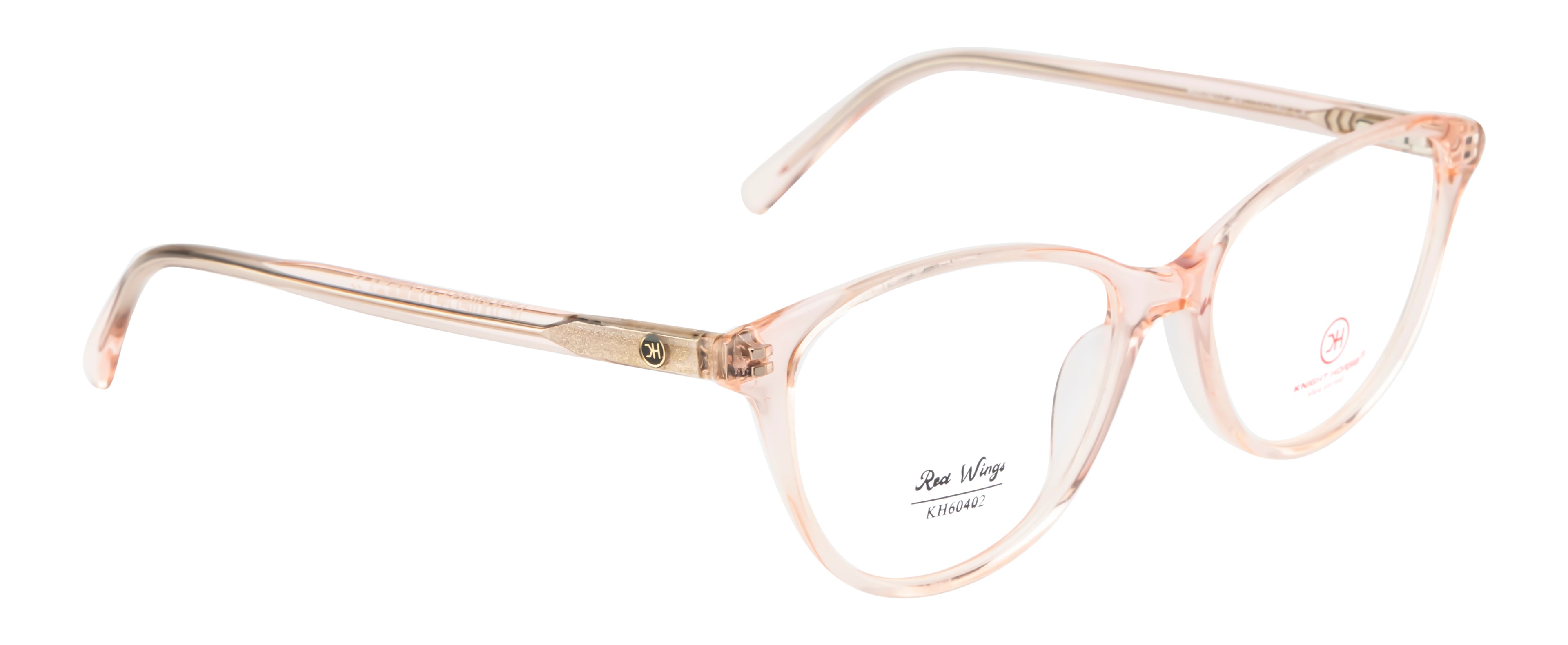 Pure Pink Acetate Cat Eye With Spring Eyewear Frame